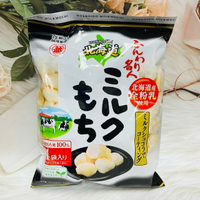 日本 越後製果 北海道泡芙 牛奶味米果球 （每包有4袋入）｜全店$199免運