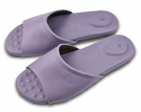 (e鞋院)健康機能乳膠拖鞋-紫