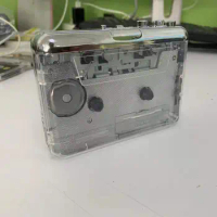 Cassette Player Portable Tape Recorder To Mp3 Full Transparent Shell Type-C Port Convert Walkman Tape To CD Audio Music Player