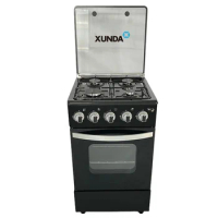 Xunda Major Kitchen Appliance 4 Burner Gas Stove With Oven Price 4 Burner Gas Cooker With Oven