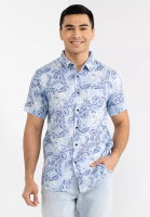 FIDELIO Fidelio Hawaiian Breeze Printed Short Sleeve Shirt