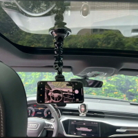 免運 吸盤手機支架手機架車載支架汽車內視角拍攝視頻玻璃大吸盤式固定