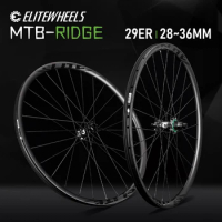 ELITEWHEELS RIDGE 29er MTB Carbon Wheelset Ratchet System 8 Pawls 80T/320POE boost Hub Pillar 1423 Spoke