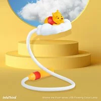 【現貨】迪士尼正版授權｜小熊維尼USB充電LED飄飄雲燈
