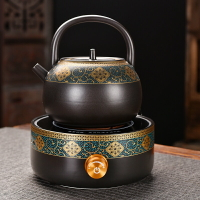 古風耐熱提梁壺茶葉壺老白茶專用煮茶壺泡茶大容量會客泡茶燒水壺