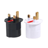 EU Euro 2 Pin ke UK 3 Pin Plug AC Universal Adapter Travel Converter European