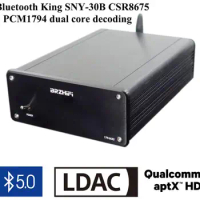 BRZHIFI Portable Bluetooth King SNY-30B CSR8675 PCM1794 Decoding Bluetooth 5.0 Receiver Decoder DAC LDAC
