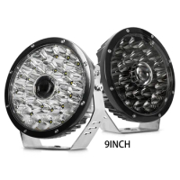 Offroad 1LUX@1600M Spot Flood combo beam 9'' inch 16900lm 12v 24v 7'' 9'' Truck Pickup car Driving round Led Work Light
