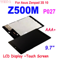 AAA+ 9.7" LCD For Asus Zenpad 3S 10 Z500M P027 LCD Display Touch Screen Assembly with Frame for Asus Z500M LCD Replacement