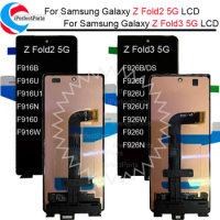 AMOLED For Samsung Galaxy Z Fold3 Z Fold 3 5G LCD F9260 F926B Display Touch Screen For Samsung Z Fold2 5G LCD F916B