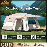 🔥 Stok Sedia Ada 🔥 khemah unta Camel Tent 8-12 person 2 Rooms large beser khemah Camping Portable Fa