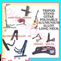 AROMA Stand Gitar Bass Akustik Listrik Foldable Tripod Stand Dudukan