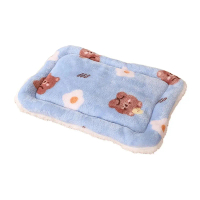 AFFECTION  Thickened Plush Dog Bed Mat Soft Pet Sleeping Mat For Small Medium Large Dogs Cats Winter