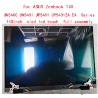 Original 14" OLED For ASUS Zenbook 14 Flip UN5401Q UN5400 UP5401 UP5401E Display panel touch LCD Screen full assembly with cover