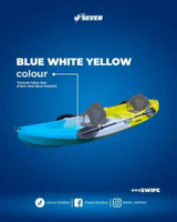 J Seven Elisha Basic - tandem kayak - kayak 2 orang - kayak dayung Body Only Blue White Yellow