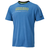 美津濃 Mizuno 男款 路跑 短袖 T恤 J2TAA50217 單寧藍