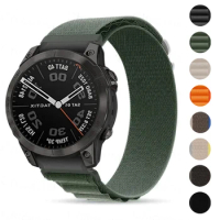 22mm Nylon Strap for Garmin Fenix5 5X 5XPlus 7X 6 6X 6XPro 3 3HR Forerunner945 935 High Quality Smartwatch Watch Loop Band 26mm
