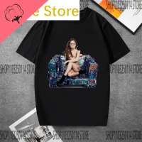 Lady Gaga Chair T Shirt Cool Swag Designer Pop Music 100% Cotton T-Shirt Hipster Summer Gift Top TShirt Custom Print Tees