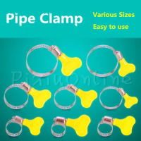 5PCS ST064b Pipe Clamp Fit 8~44MM O.D Various Sizes Pipe Hoop High Quality Zinc Alloy Plastic Handle Easy Installation Tool