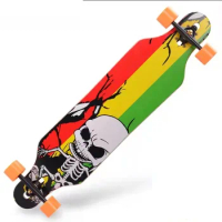 High Quality Custom Maple Wood Longboard Complete Patineta Inline Surfskate Skate Board
