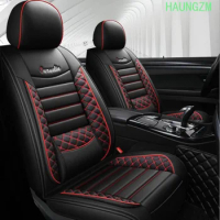 Luxury PU Leather Car Seat Covers Front/Rear Auto Seat Protectors for Universal Vehicle Seat Cushion for Sedan/SUV/Pickup/Van