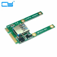 Mini PCI-E PCI-Express pcie pci express Half Height Port to USB 2.0 Adapter Card Mini Card to USB Flash Disk Wifi Wireless