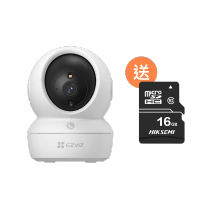 EZVIZ 螢石 H6c 專業版 1080P 360° 全景 Wi-Fi 室內 Wi-Fi 彩色夜視攝影機 附贈專屬 HIKSEMI NEO HOME microSD 記憶卡 16GB