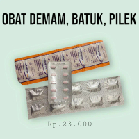 hufagrif obat demam batuk flu. radang tenggorokan, kombinasi obat demam batuk flu. apotek kuamang