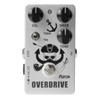 CP-76 Captain Silver Overdrive Guitar Pedal Tube Screamer 9V Effect Pedal TS808 or TS9 Setting Guitar Accessories True Bypass