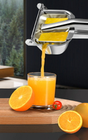 304不銹鋼小型手動榨汁機檸檬夾榨果汁機水果機壓汁器堅果壓汁機