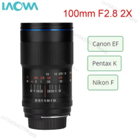 Laowa Venus Optics 100mm f/2.8 2X Ultra Macro APO Lens Full Frame Manual Focus for Pentax K Canon EF Nikon F Mount DSLR Camera