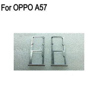 100% New Red SIM Card Tray For OPPO A57 a57 SD Card Tray SIM Card Holder SIM Card Drawer For OPPO A 57 Parts oppoa57