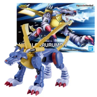Bandai Genuine Digimon Anime Figure Figure-rise Standard Metal Garurumon Collection Model Anime Action Figure Toys for Children