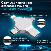 Ổ đĩa Lung lượng USB, Thanh nhớ OTG 4 trong 1, Dung lượng 1TB, Cắm và chạy, Bộ lưu trữ ngoài, Tương 
