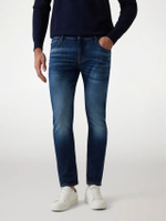 GUESS กางเกงยีนส์ขายาวผู้ชาย Chris Skinny   JEANS  M2YA27D4Q41  -  สีเดนิม