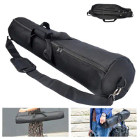 Nylon Tripod Bag For Mic Photography Bracket Smooth Zippers Design Foldable Tripod Stands Bag With Shoulder Strap Stands Gear