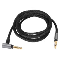 Replace Cable 3.5mm to 3.5mm Nylon Braided For SONY Audio Technica Philips B&amp;O MDR-1A 1ABAT WH1000X 1000XM3 MSR7 SHP9500 Headset