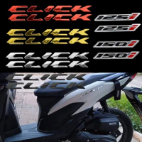 Motorcycle 3D Stickers Decal CLICK Logo Tank Emblem for Honda CLICK 125 125i CLICK150i 150