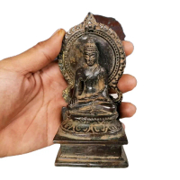 Koleksi Patung Buda Budha Hitam Perunggu Antik Klasik Anak