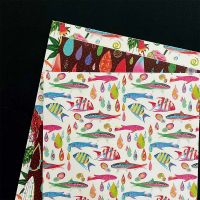 Hand Account Memo Pad Salt Series Material Paper Raindrop Collage Japanese Collage Memo Collection 1