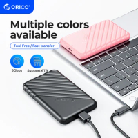 ORICO 2.5" USB3.0 to SATA Hard Drive Enclosure Micro B Hard Drive Case 5Gbps Support UASP Auto Sleep for 2.5inch SSD HDD