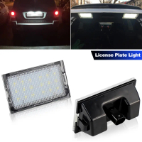 Lampu Plat Lesen LED Kereta, 1PC / 2Pcs, Penggantian Lampu Plat Nombor, Bebas Ralat Canbus, Lampu 12