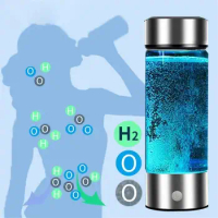 Hydrogen Water Bottle Portable Hydrogen Water Ionizer Machine Hydrogen Water Generator Hydrogen Rich Water Glass Health Cup