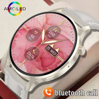 New women's smartwatch HD Bluetooth call 360*360 heart rate Blood pressure monitoring Waterproof smartwatch for Huawei Xiaomi