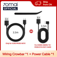 70mai Type-C Charging Cable for 70mai A810 X200 M500 &amp; Micro USB Cable for 70mai 4K A800S 70mai A500S 1S M300 A200 M200 S500