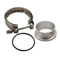 V Band Clamp Easy Installation Wear Resistance Professional Turbo Exhaust Clamp for Cummins 5.9L Holset Replacement Parts