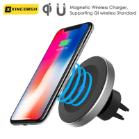 Magnetic Car Charger For iPhone 13 12 11 Pro Max QI Magnetic Wireless Charge Phone Holder 15W Fast Charging For Apple Samsung