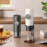 Circle Joy Mesin Kopi Portable Espresso Coffee Maker CJ-KFJ02 Alat Penggiling Kopi Elektrik White