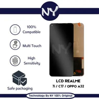NY PREMIUM LCD REALME 7i / C17 / OPPO A32 BLACK