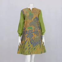 TUNIK BAJU KERJA BATIK CEMPAKA AYU 01JUMBO LD 125 LD 130 LD 140 LD 150 | DRESS BATIK OVER SIZE BUSUI